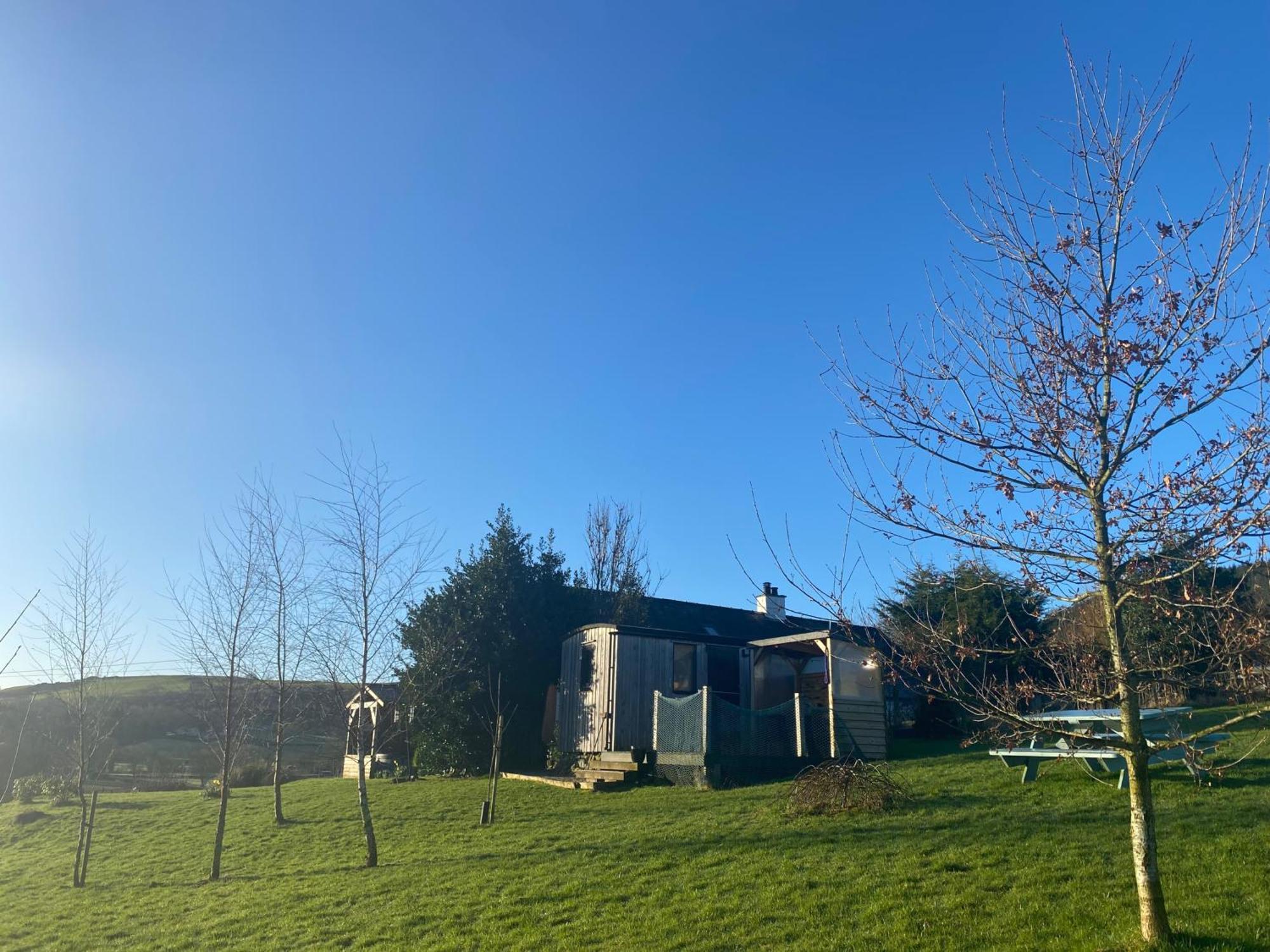 Stunning Shepherds Hut Rural Bliss Dumfries Dış mekan fotoğraf